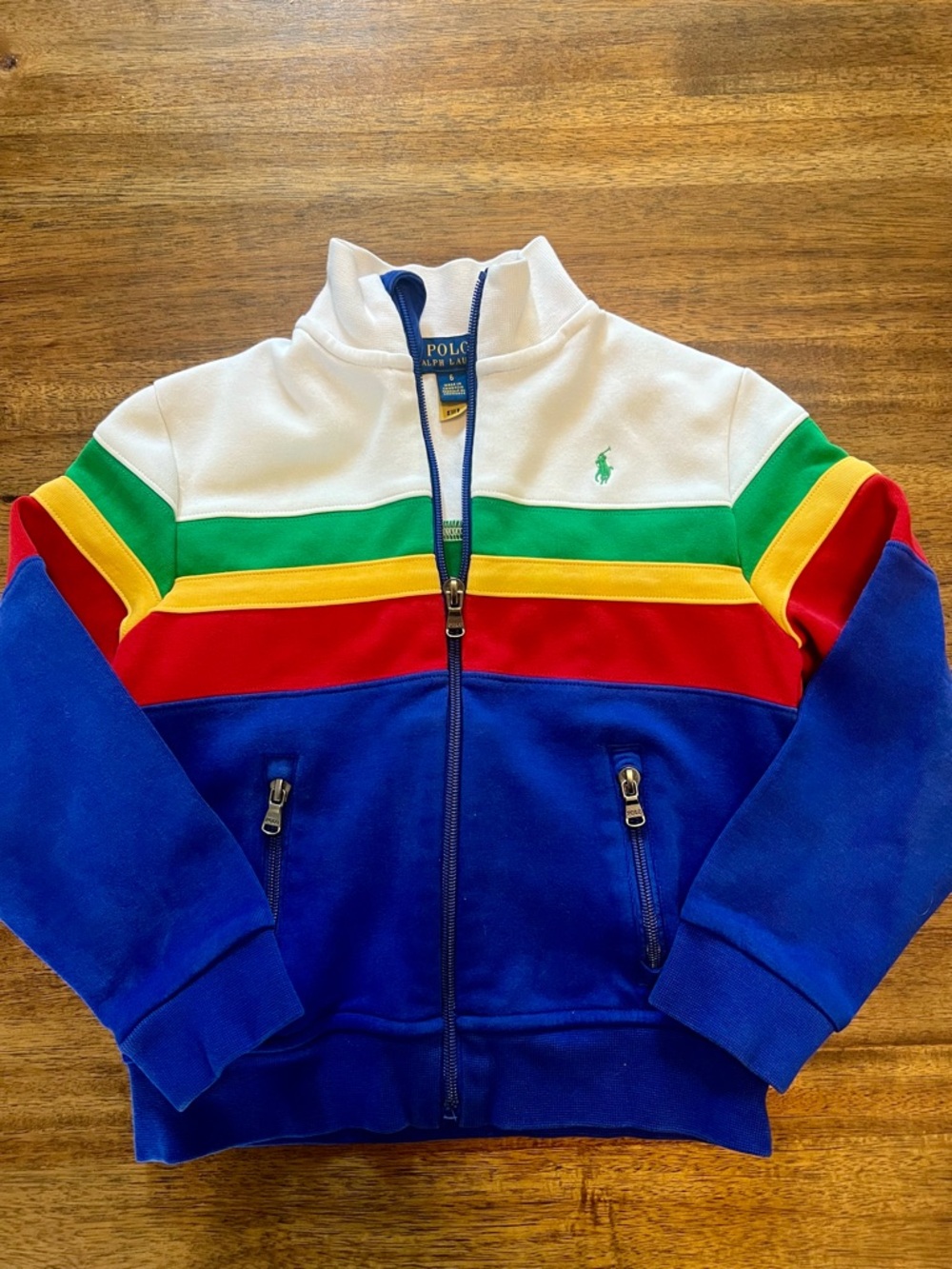 Polo Ralph Lauren Colorblock Zip-Up Jacket